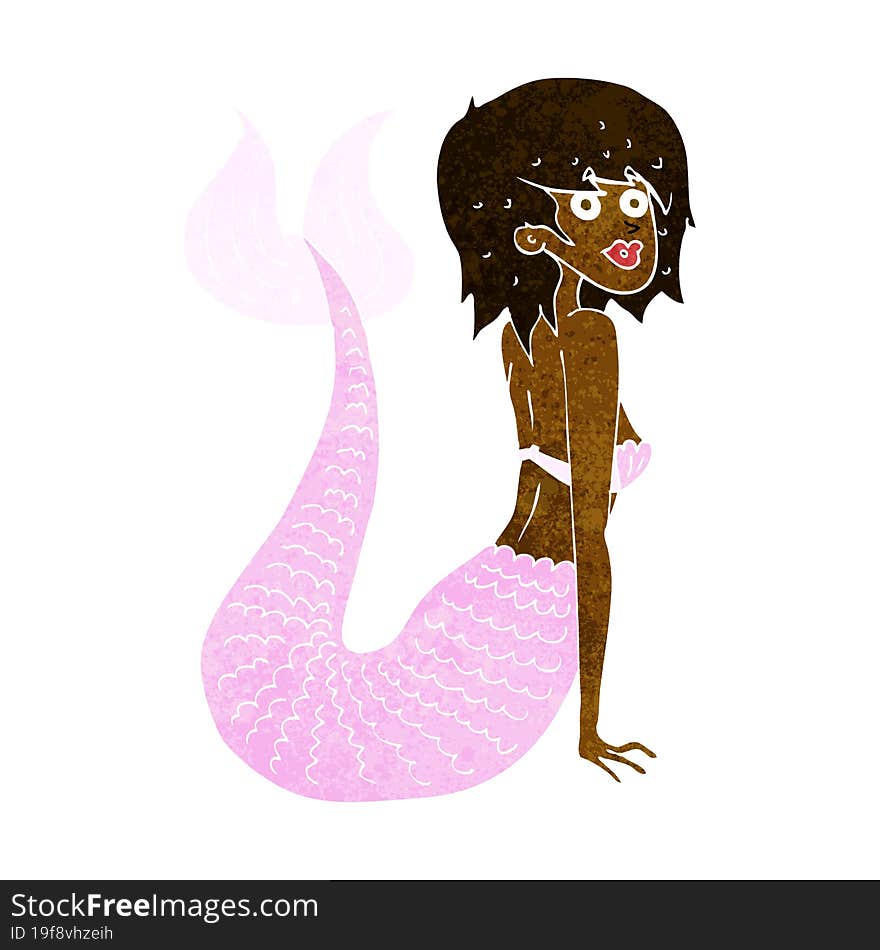 cartoon mermaid