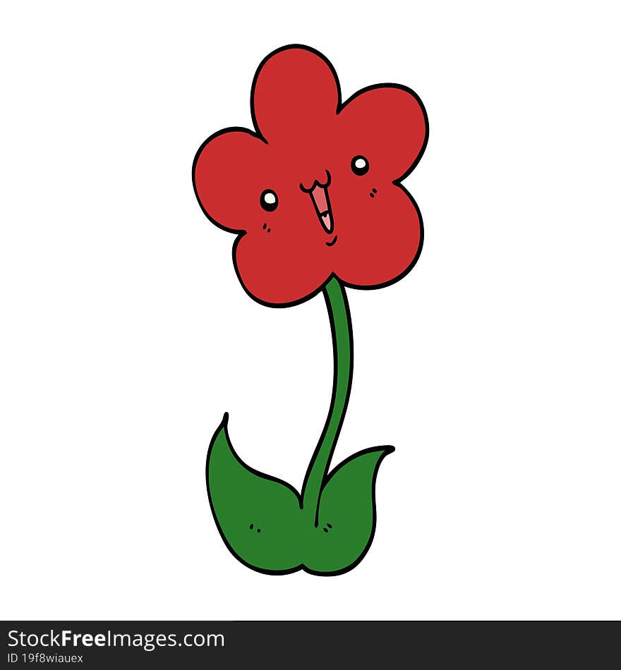 cartoon flower