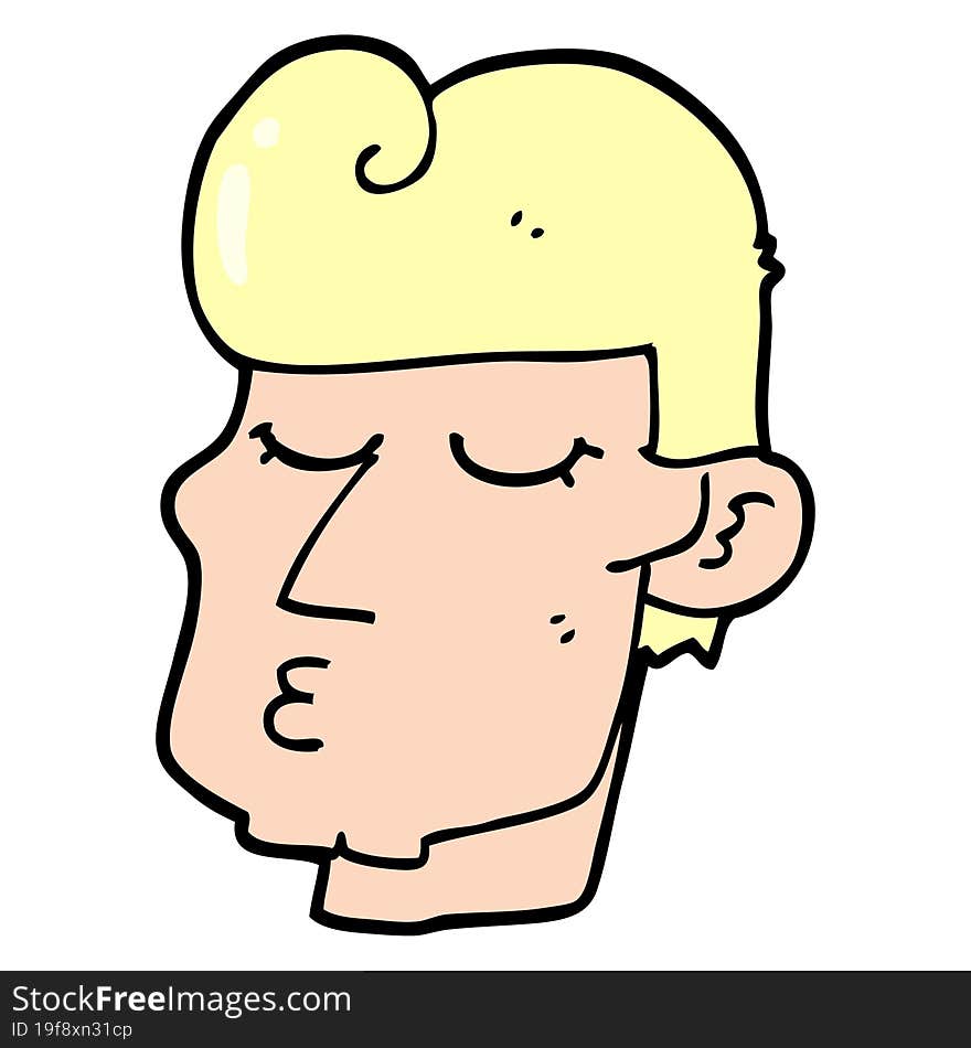 Cartoon Handsome Man