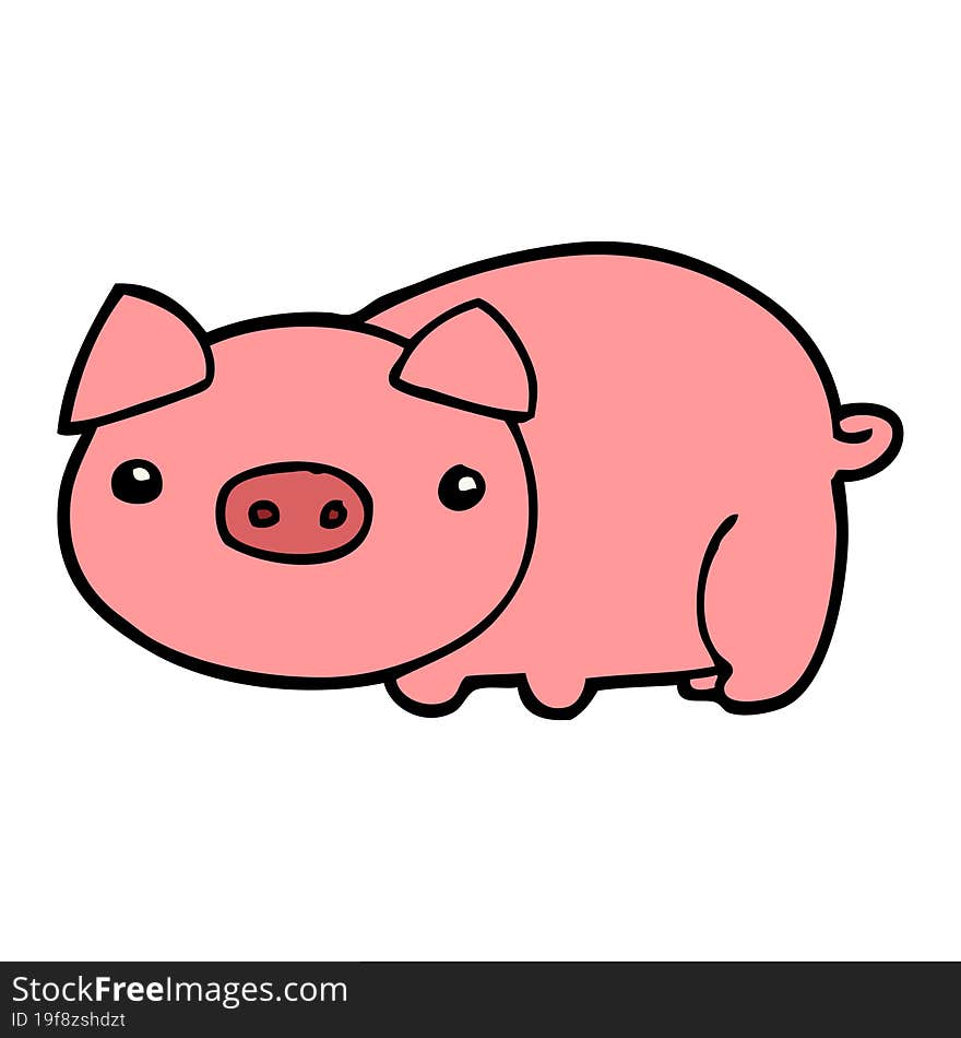 cartoon pig