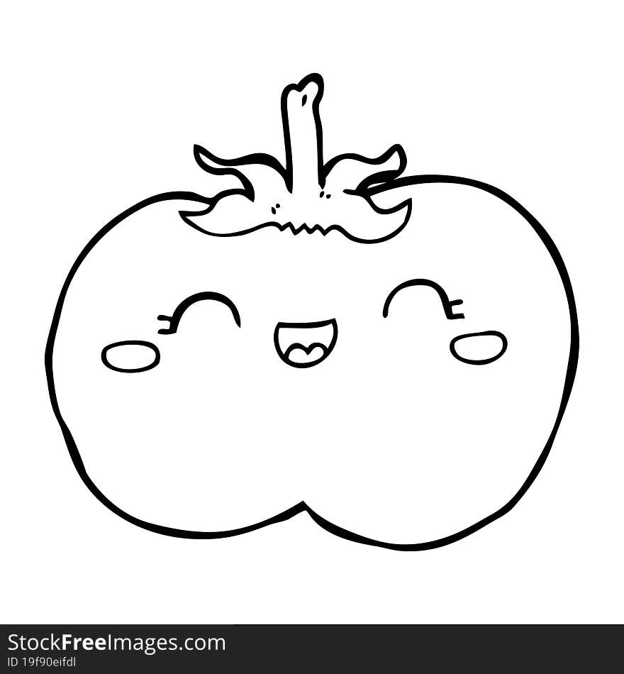 Cartoon Tomato