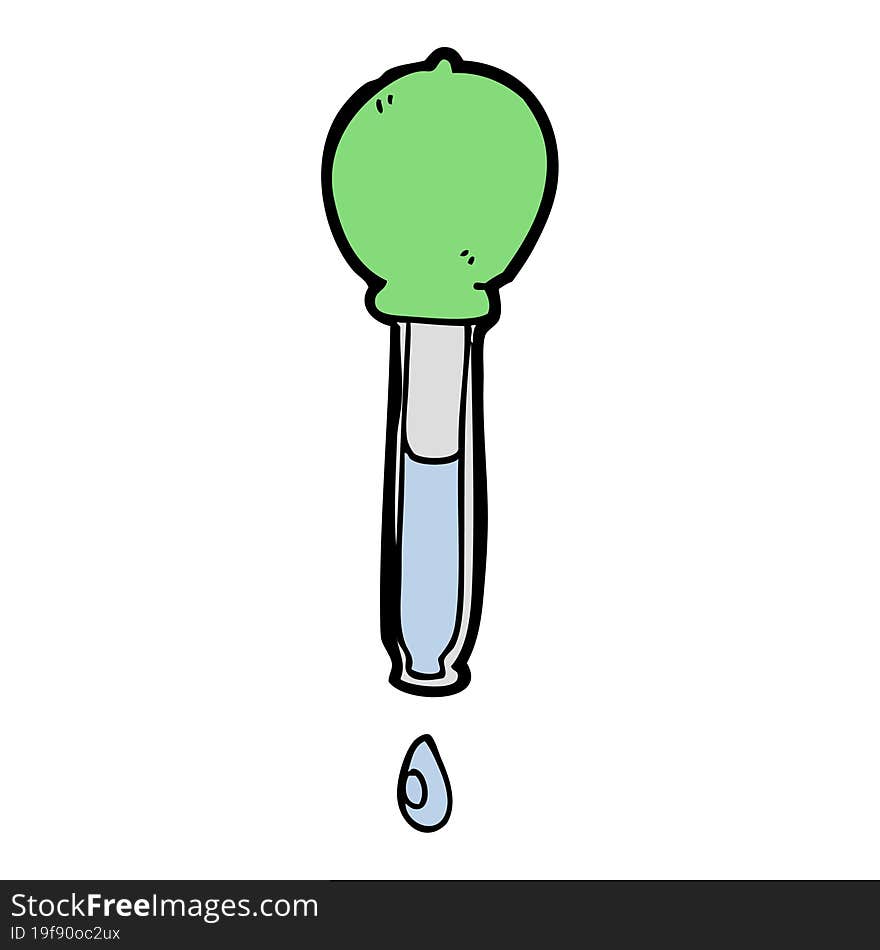 cartoon pipette