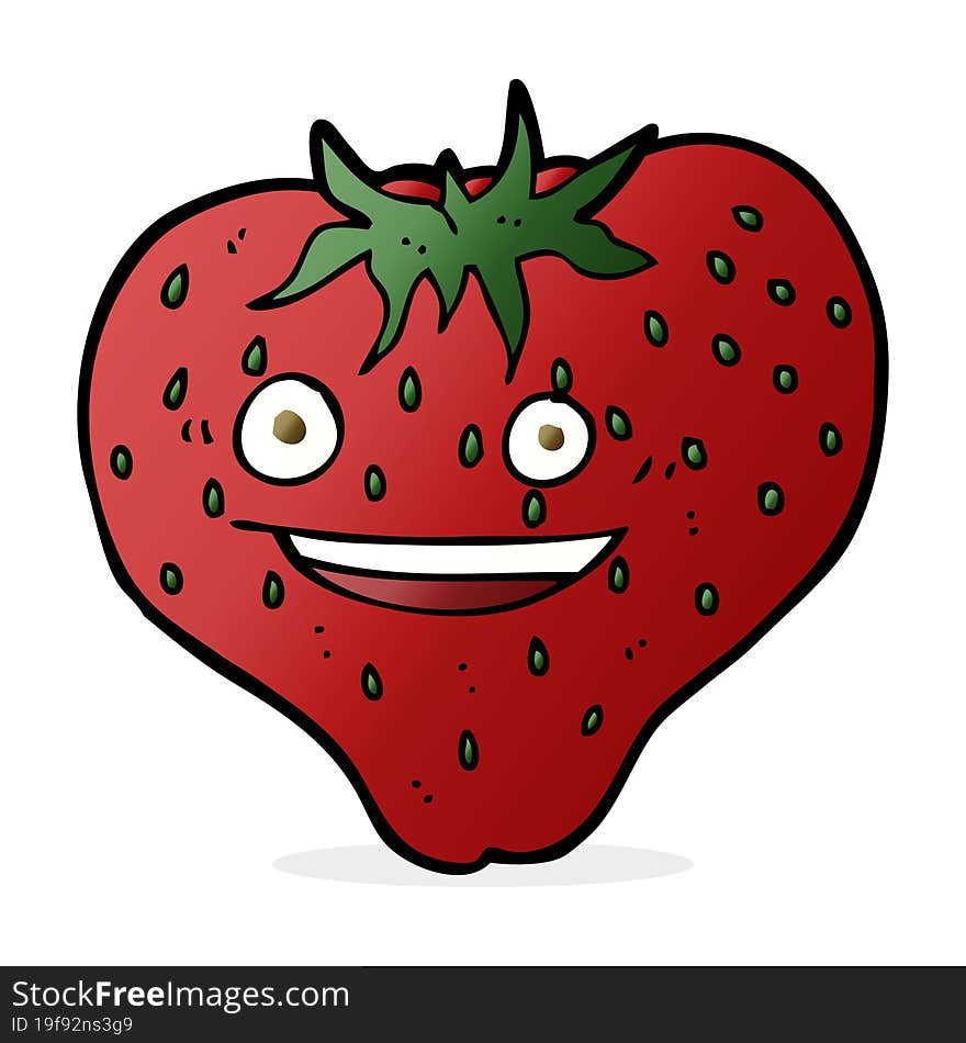 cartoon strawberry