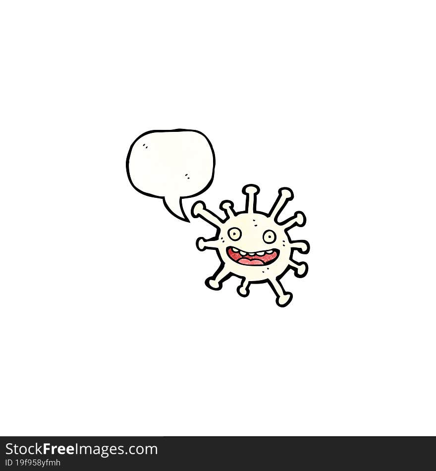 cartoon white blood cell