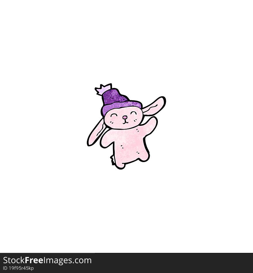 cartoon pink bunny rabbit