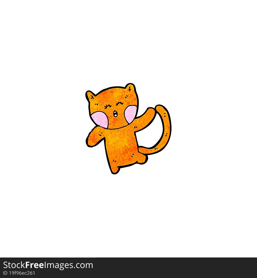 funny cartoon cat