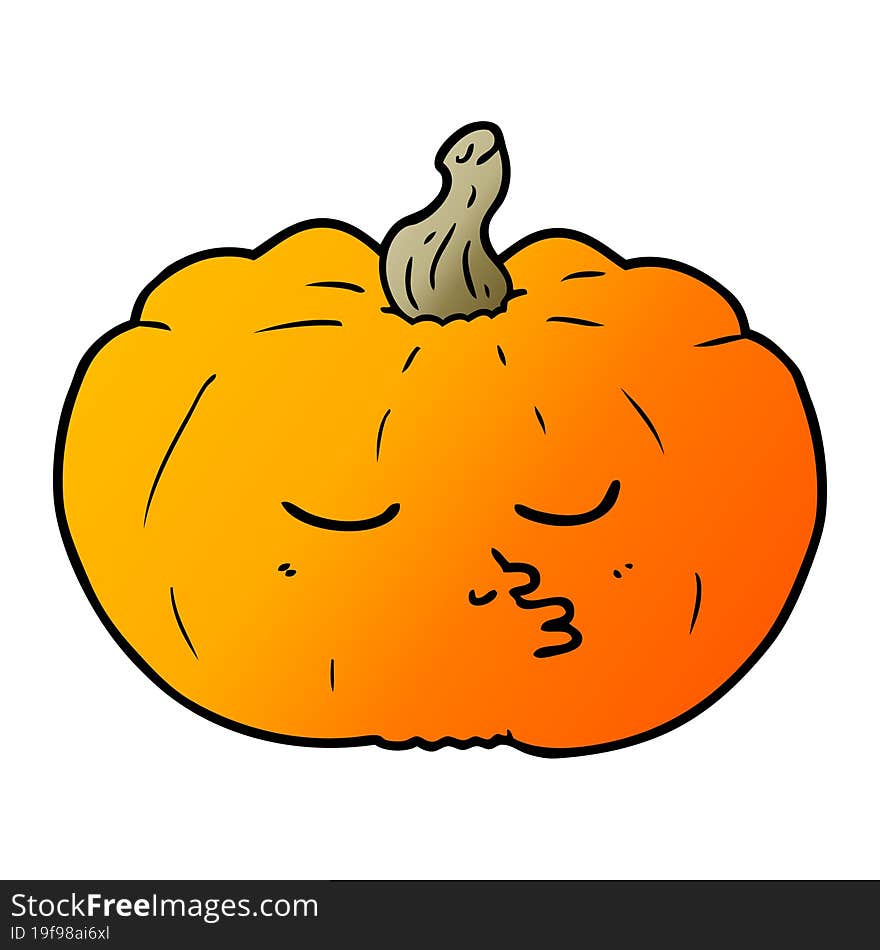 cartoon pumpkin. cartoon pumpkin