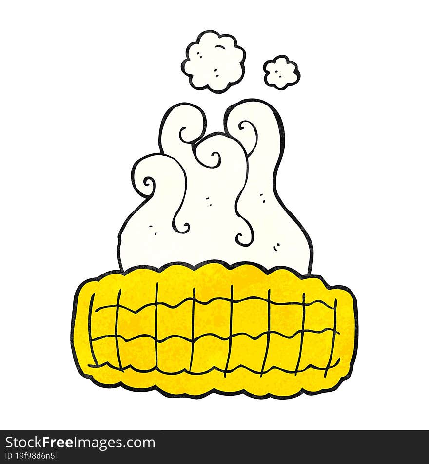 texture cartoon corn cob