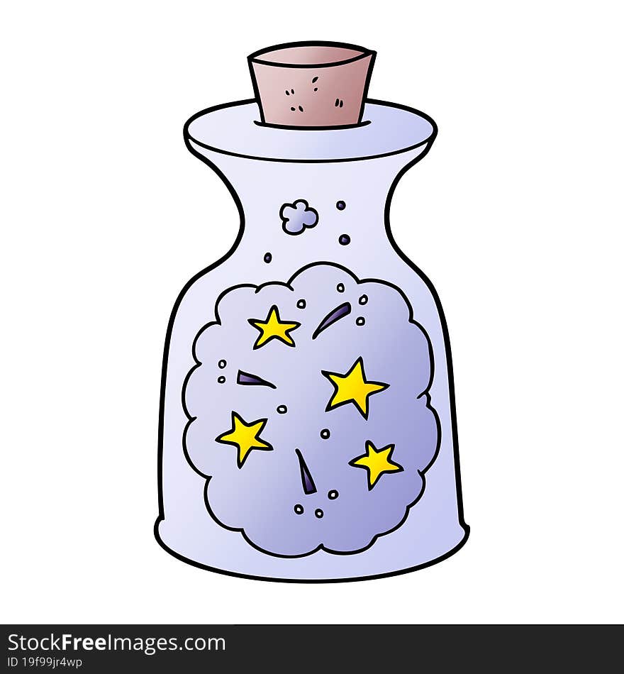 cartoon magic potion. cartoon magic potion