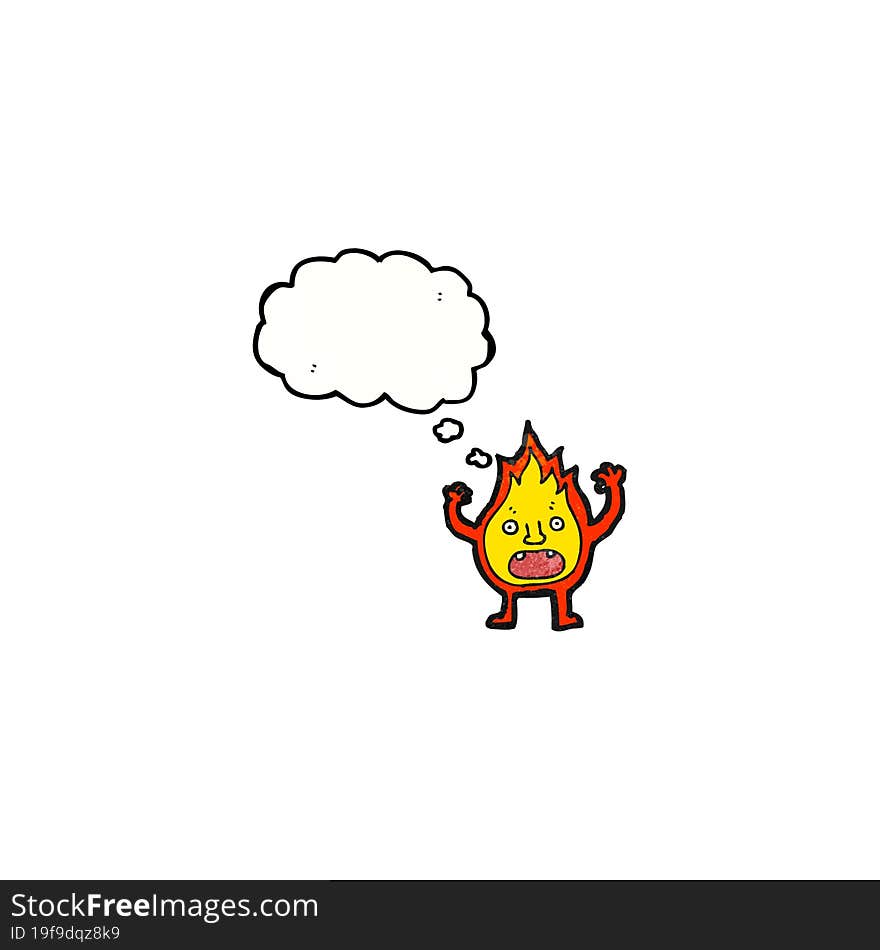 Cartoon Little Flame