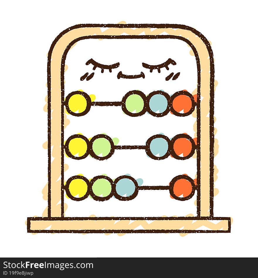 Abacus Chalk Drawing