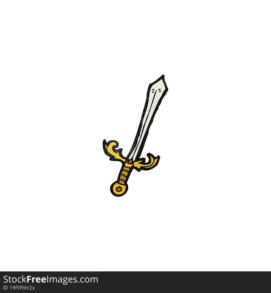 cartoon sword