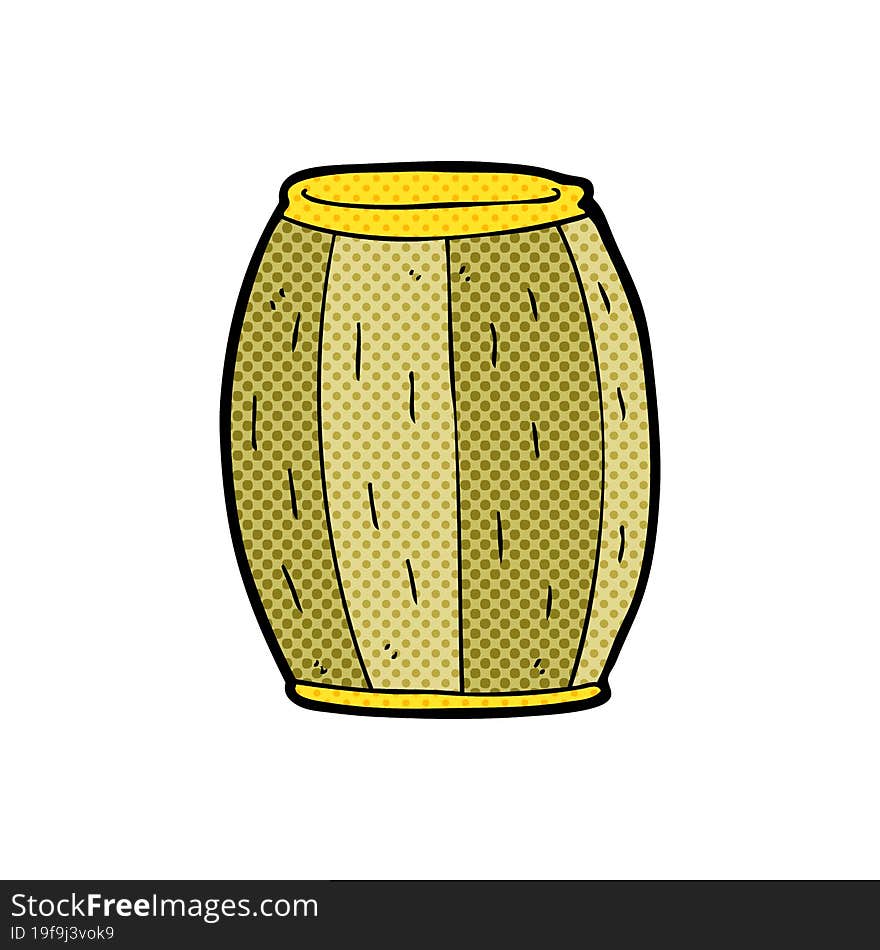 cartoon beer barrel