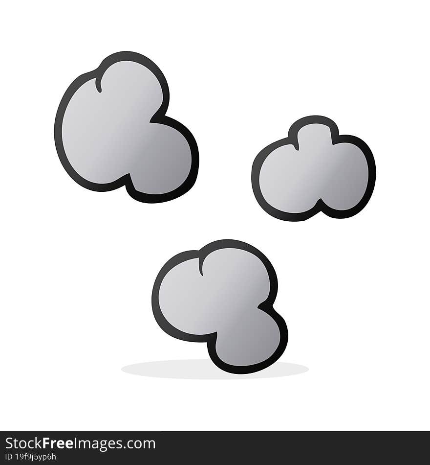 cartoon smoke clouds