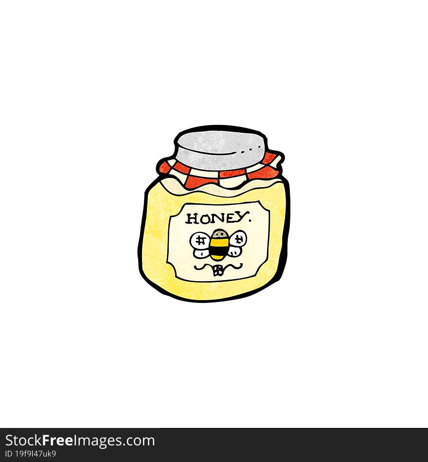 Cartoon Jar Of Honey