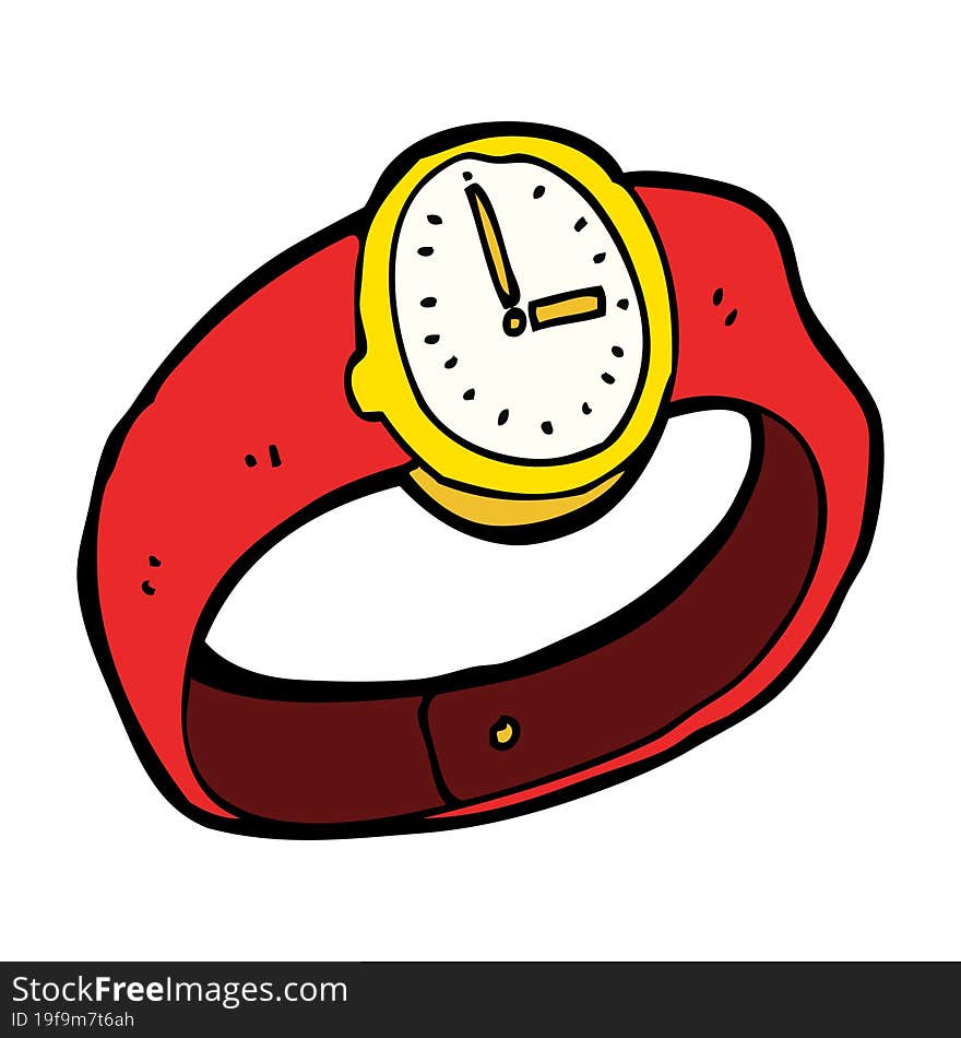 cartoon wrist watch