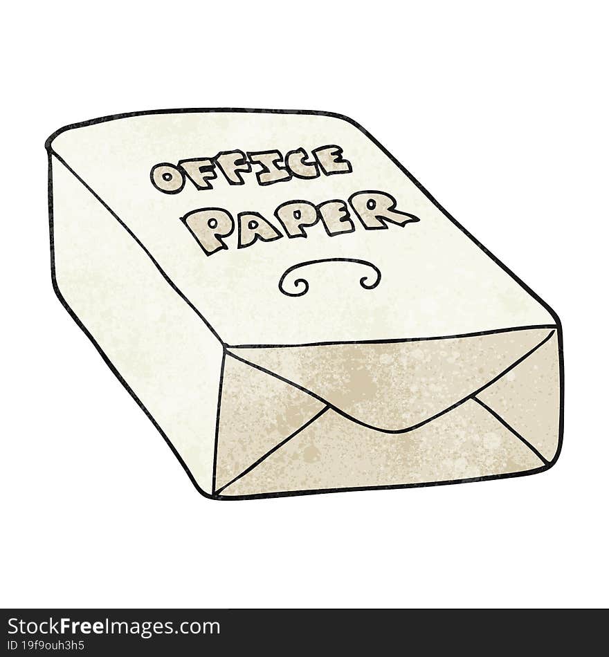 textured cartoon office paper