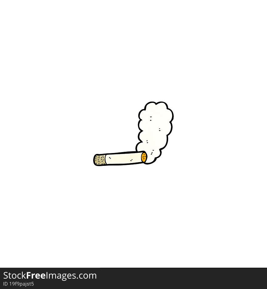 smoking cigarette cartoon