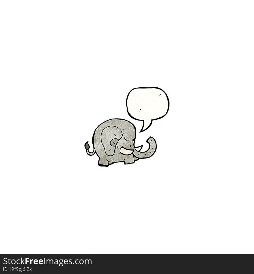 cartoon elephant