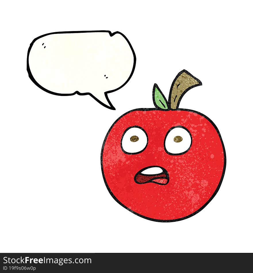 texture speech bubble cartoon tomato