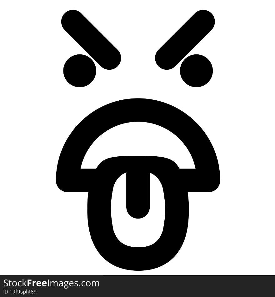 angry face icon