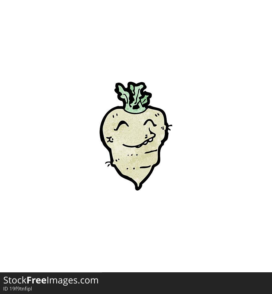 cartoon turnip