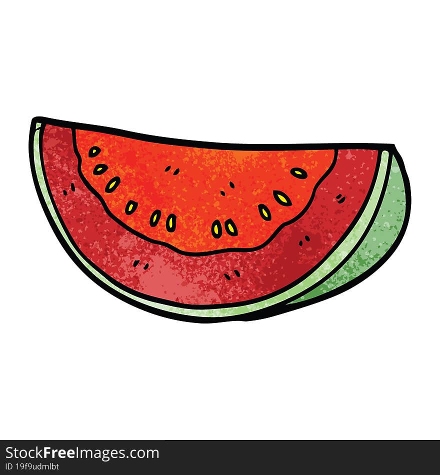 cartoon doodle watermelon