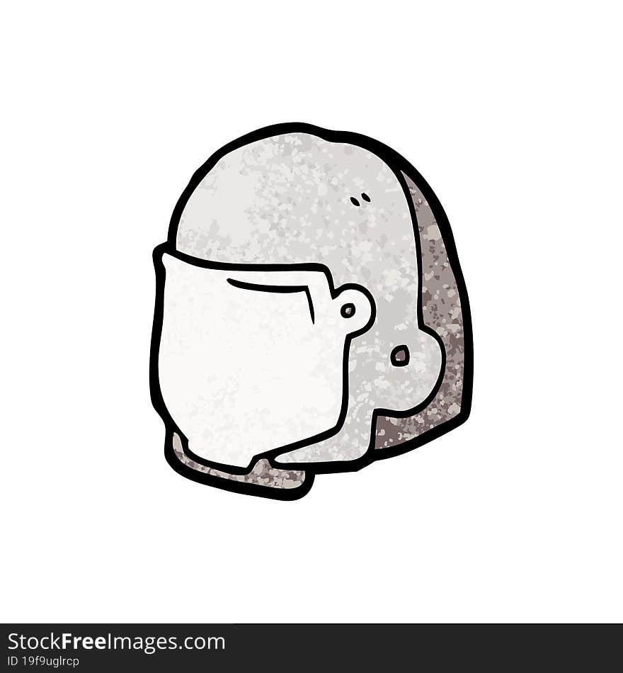 cartoon space helmet. cartoon space helmet