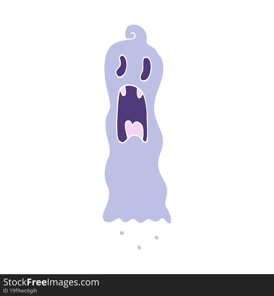 cartoon doodle spooky ghost