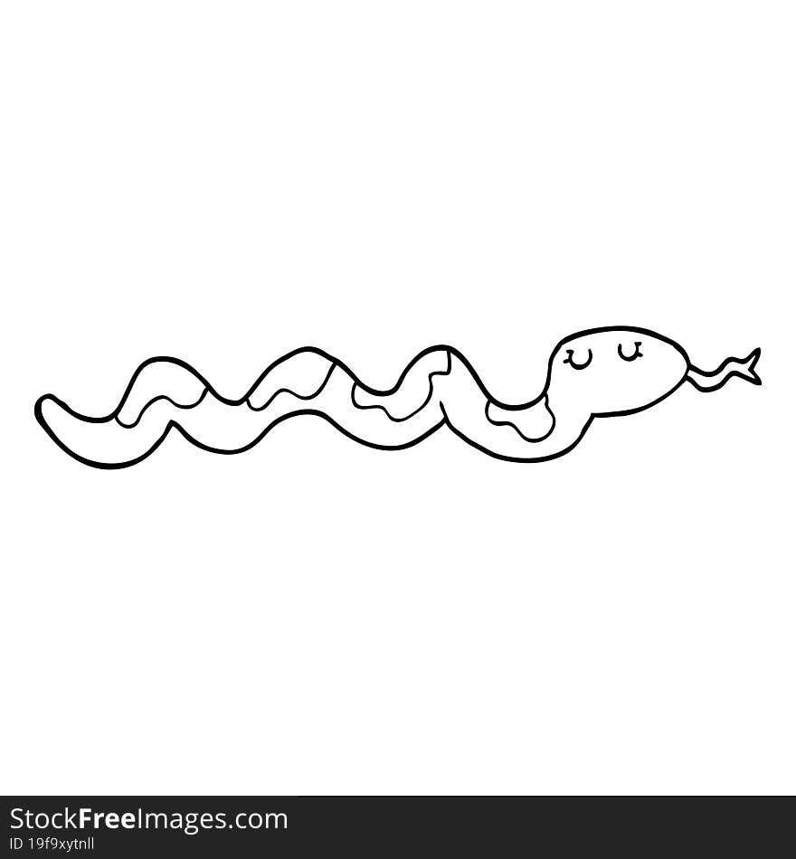 Cartoon Snake