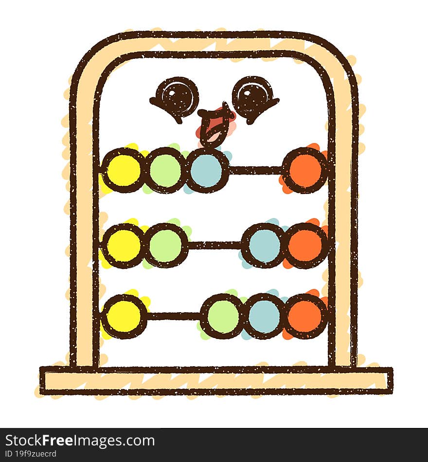 Abacus Chalk Drawing