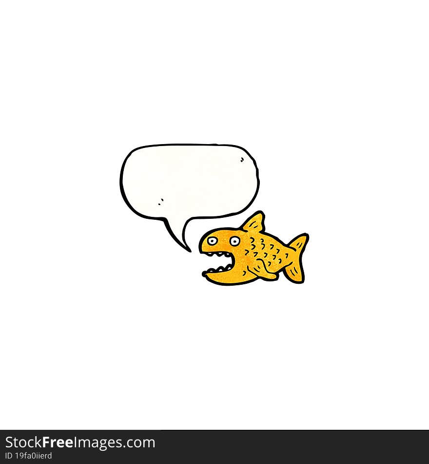 Cartoon Talking Fish