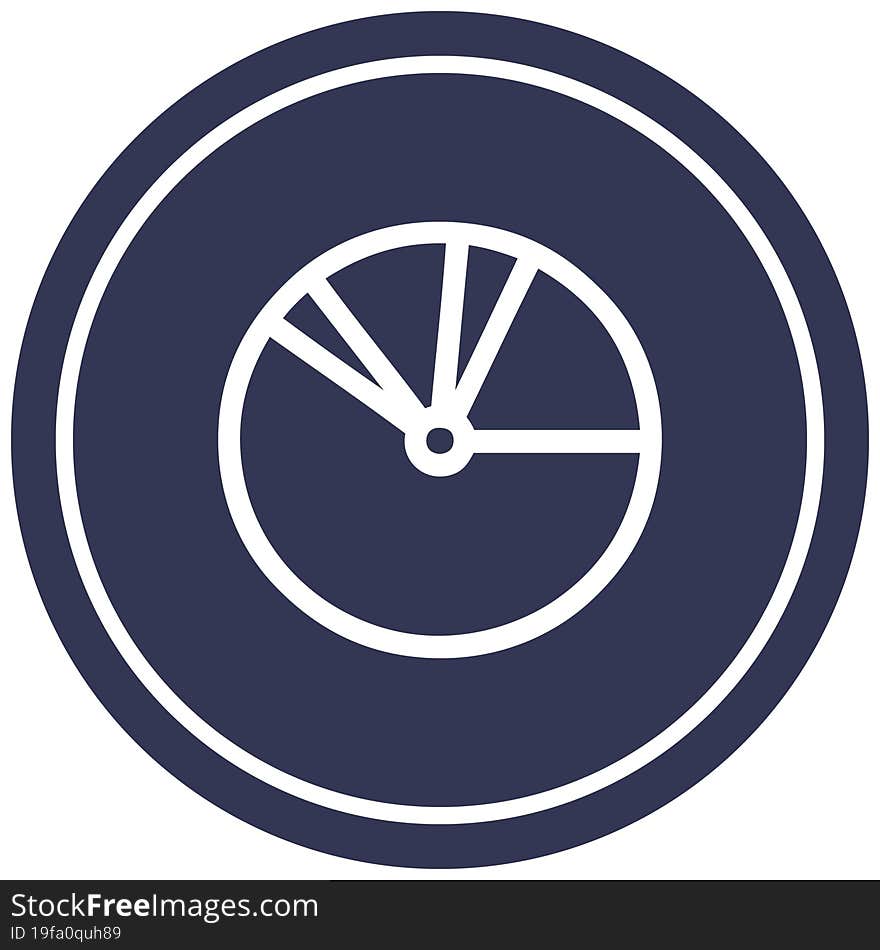 pie chart circular icon