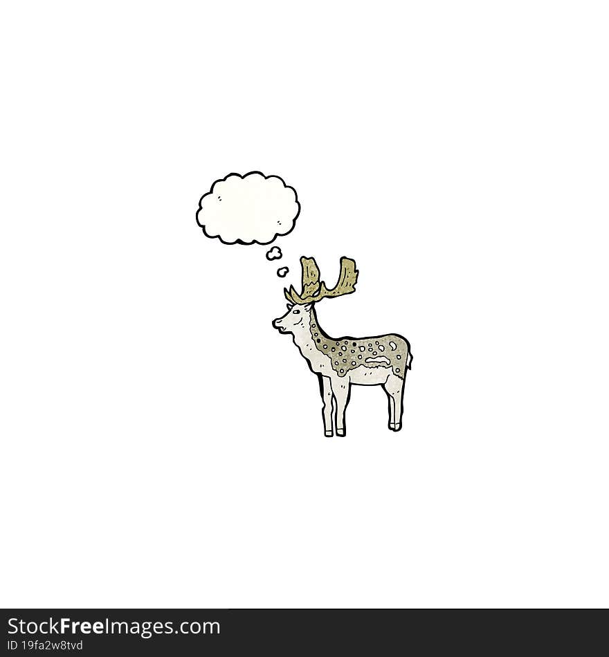 cartoon stag