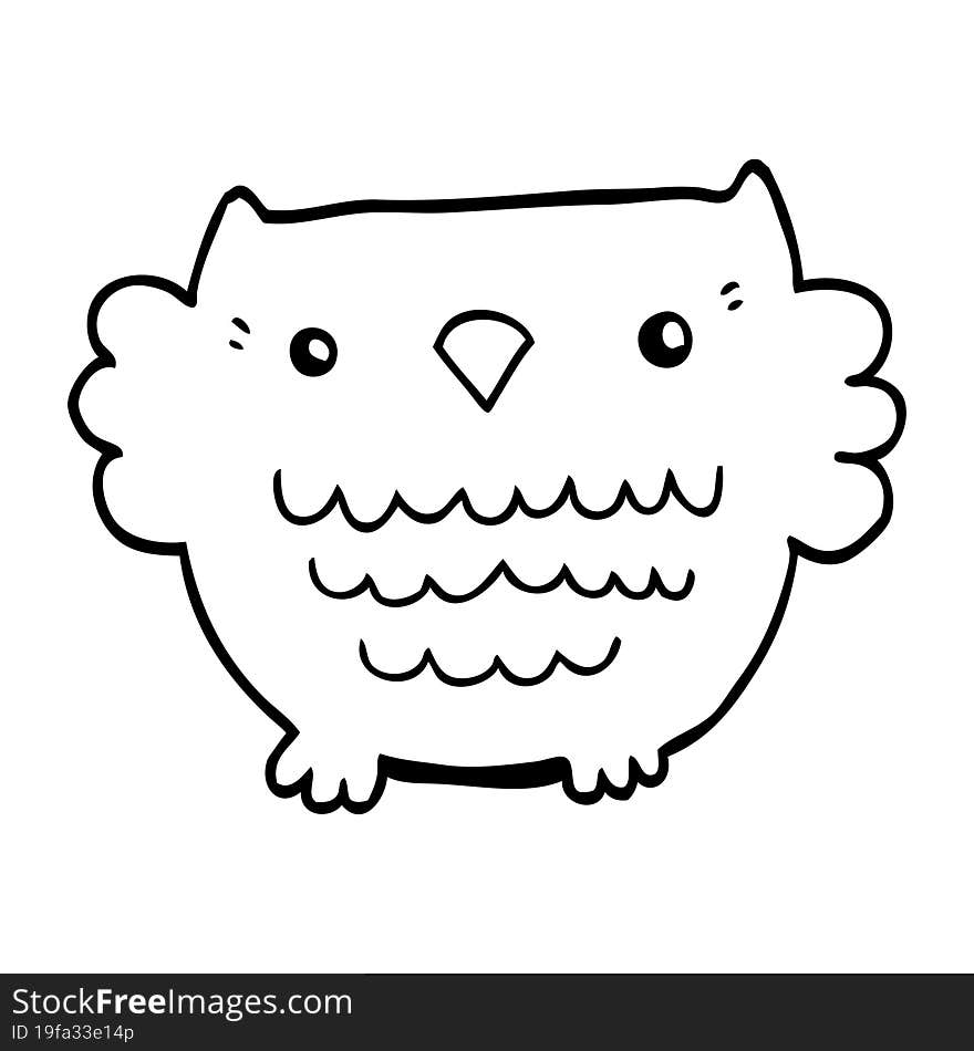 Cartoon Owl