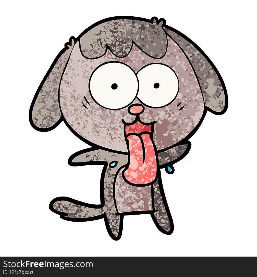 cute cartoon dog. cute cartoon dog