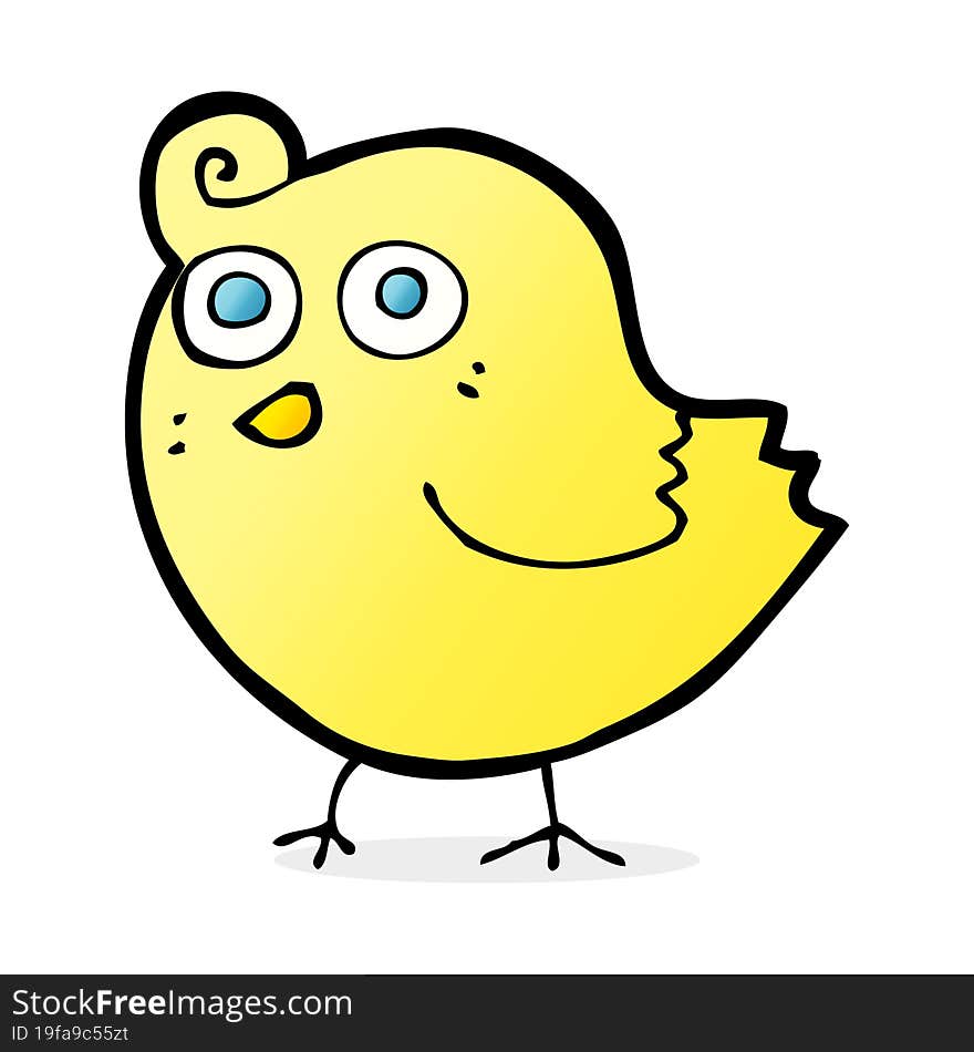 Funny Cartoon Bird