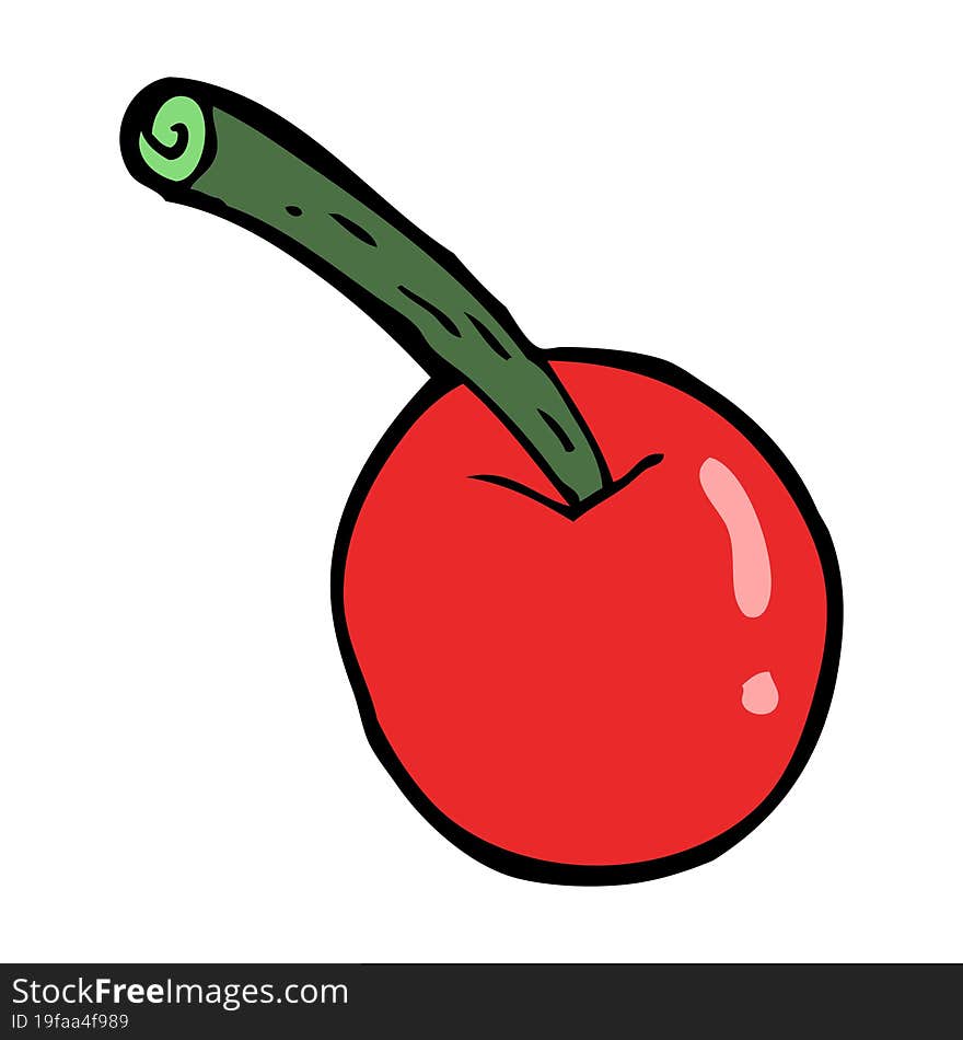 cartoon cherry symbol