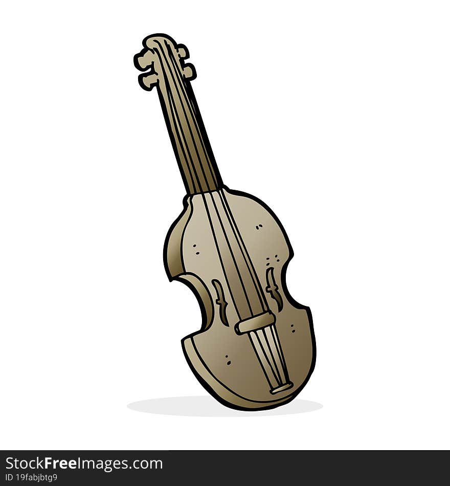 cartoon violin