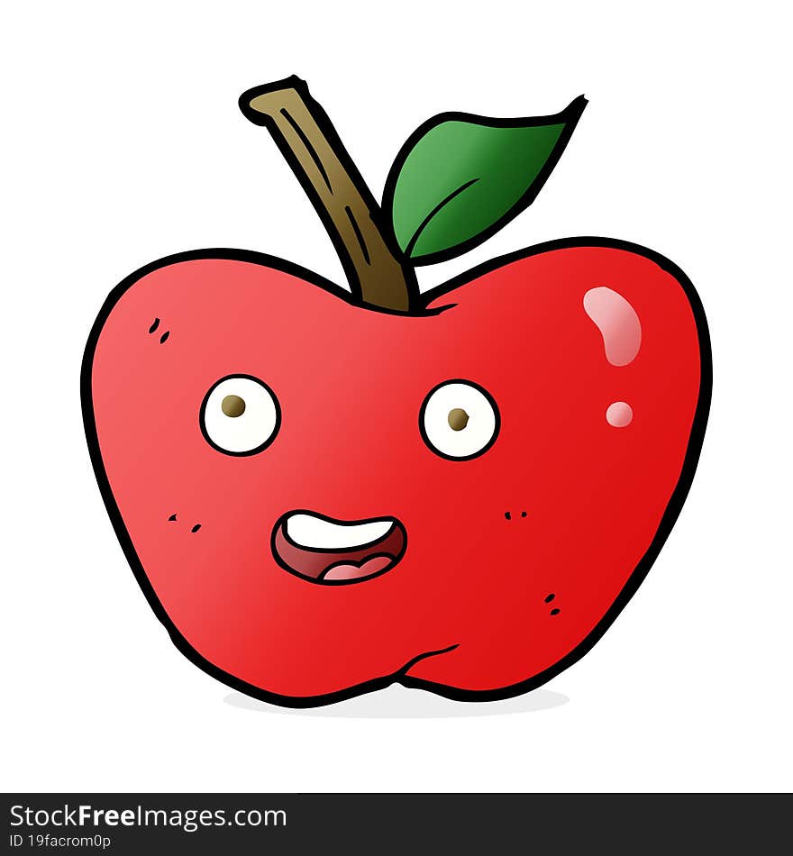 Cartoon Apple