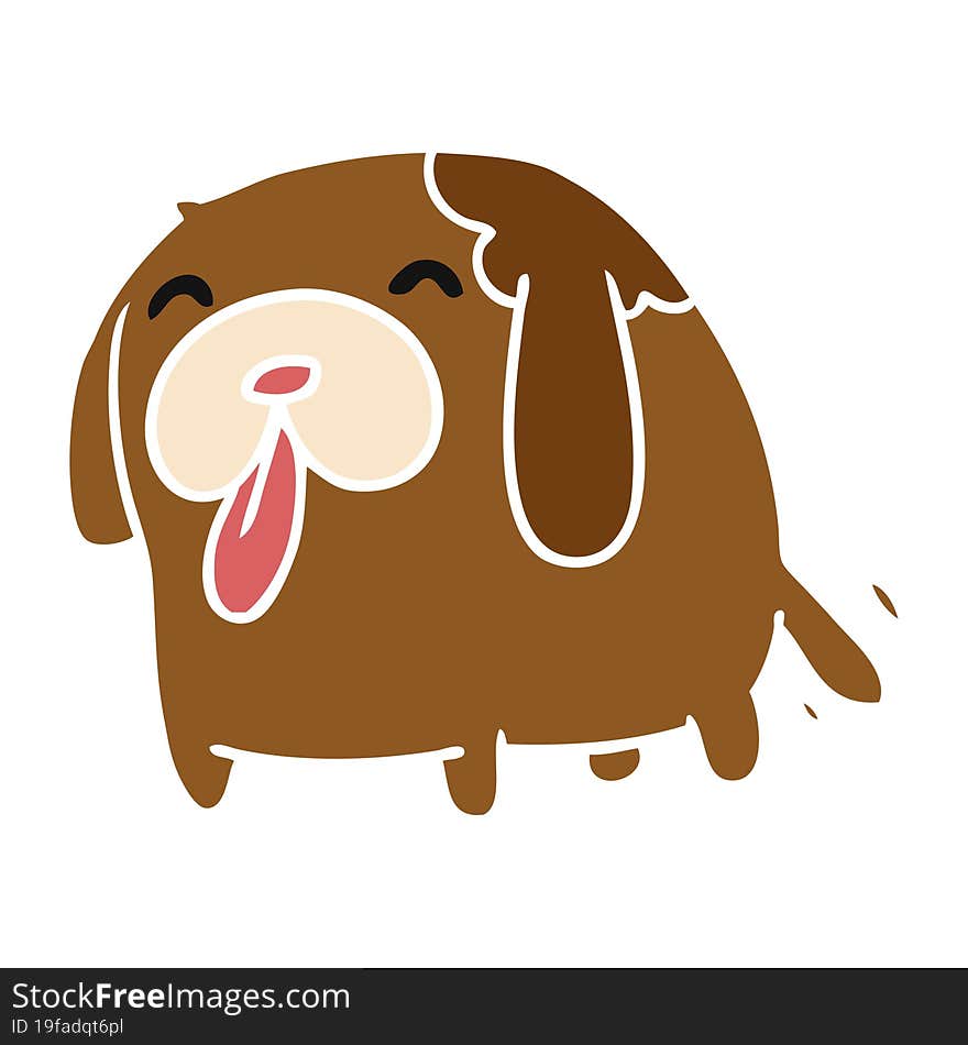 Cartoon Kawaii Of A Cute Dog