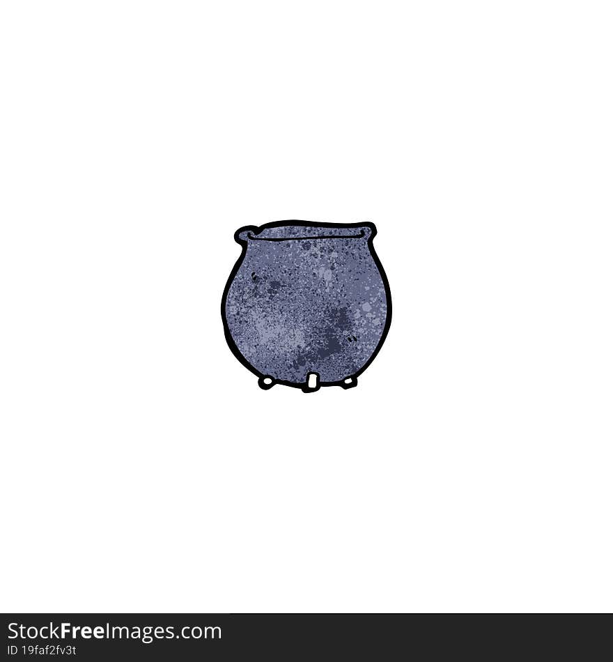 cartoon magic cauldron