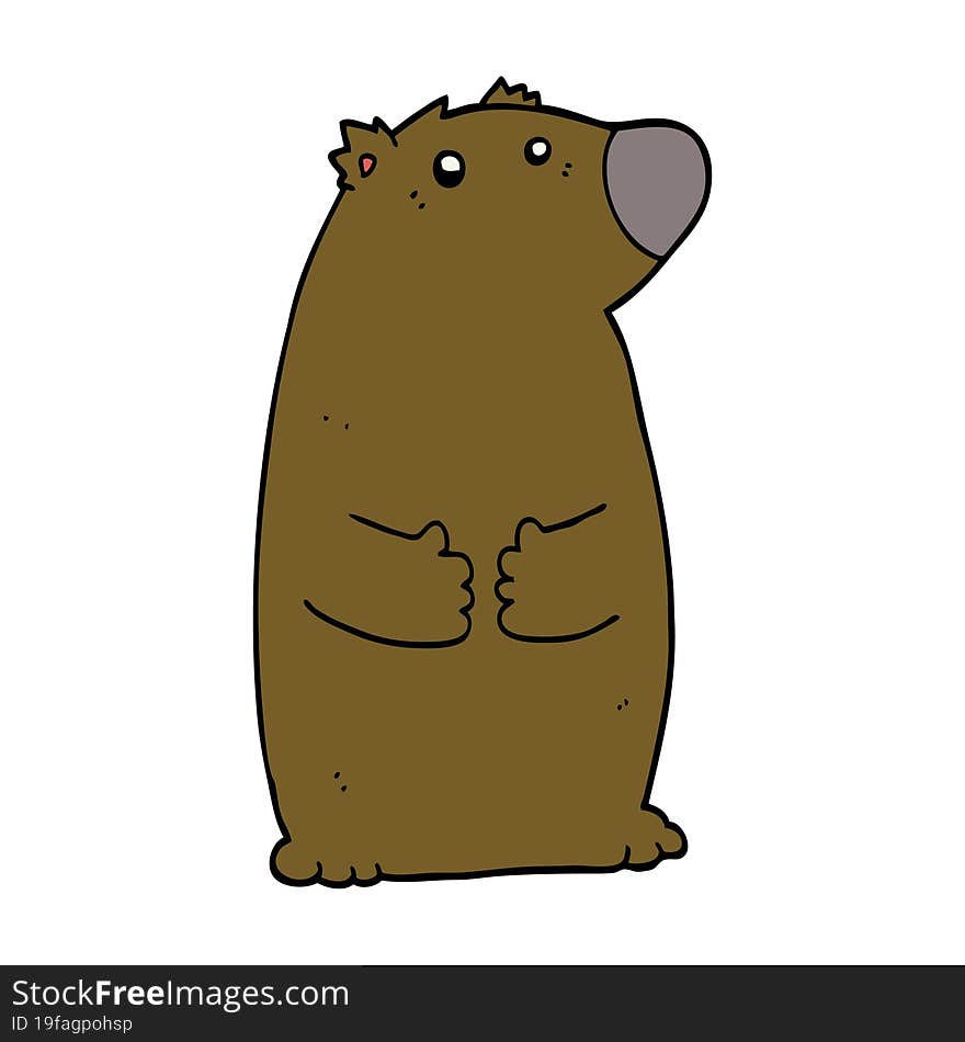 cartoon bear