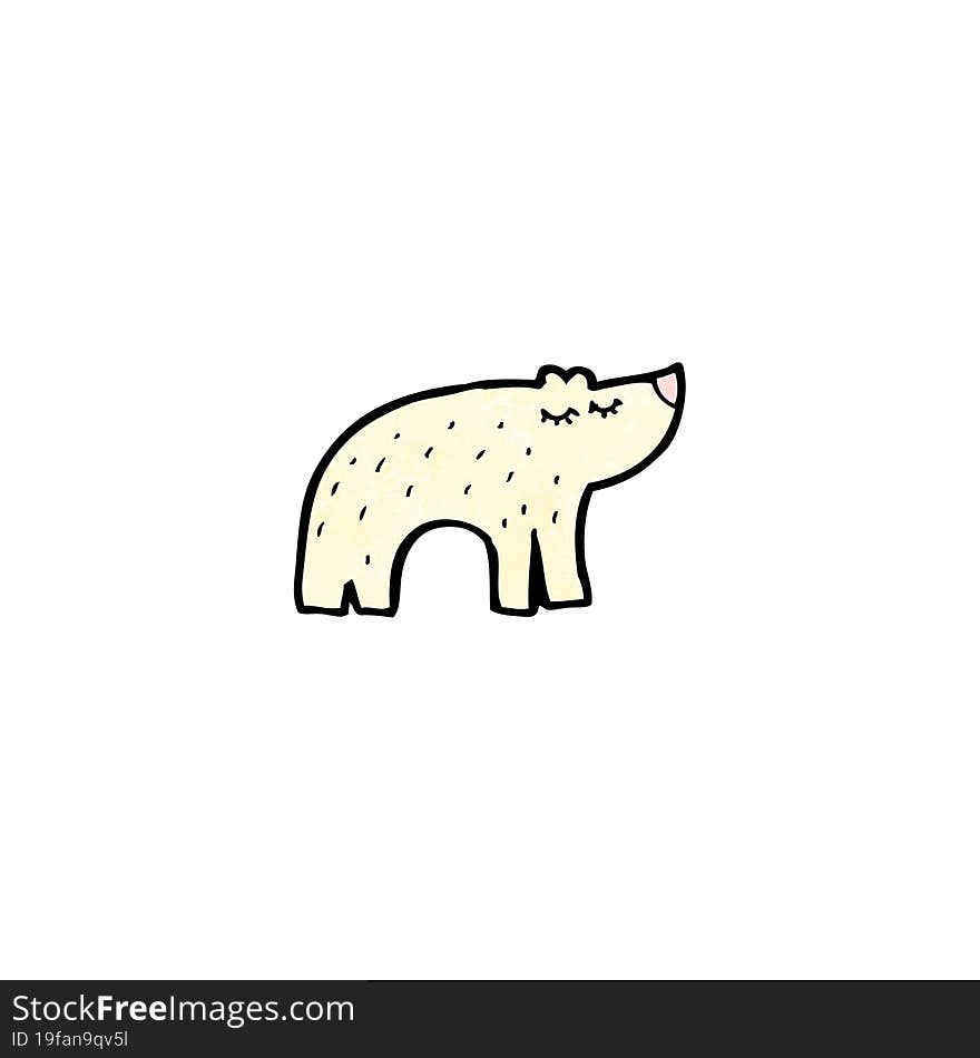 Cartoon Polar Bear