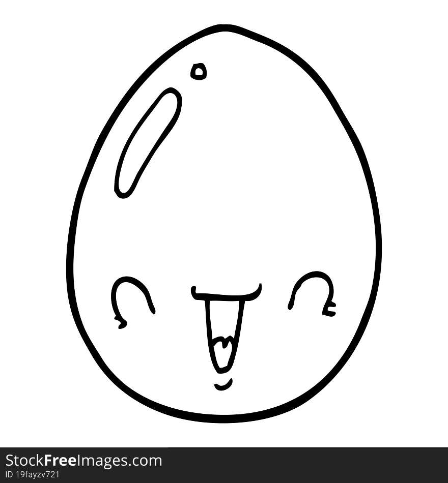 cartoon egg