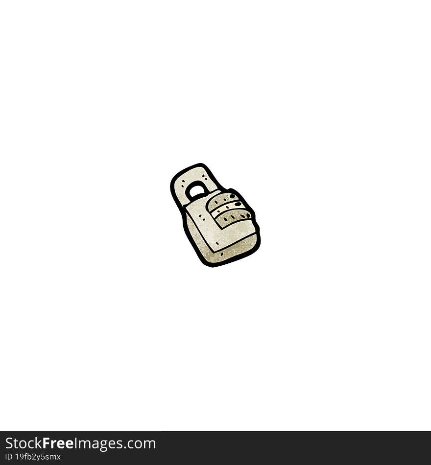 cartoon padlock