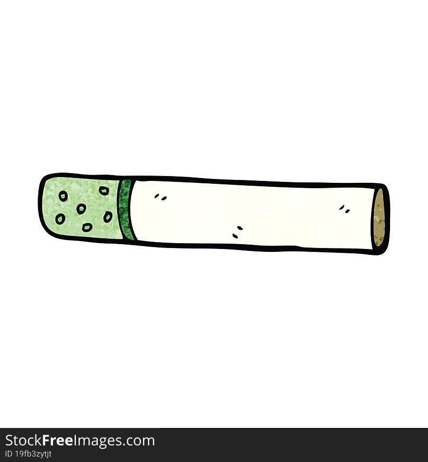 cartoon doodle cigarette