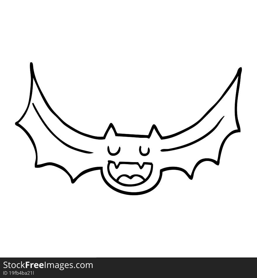 cartoon bat