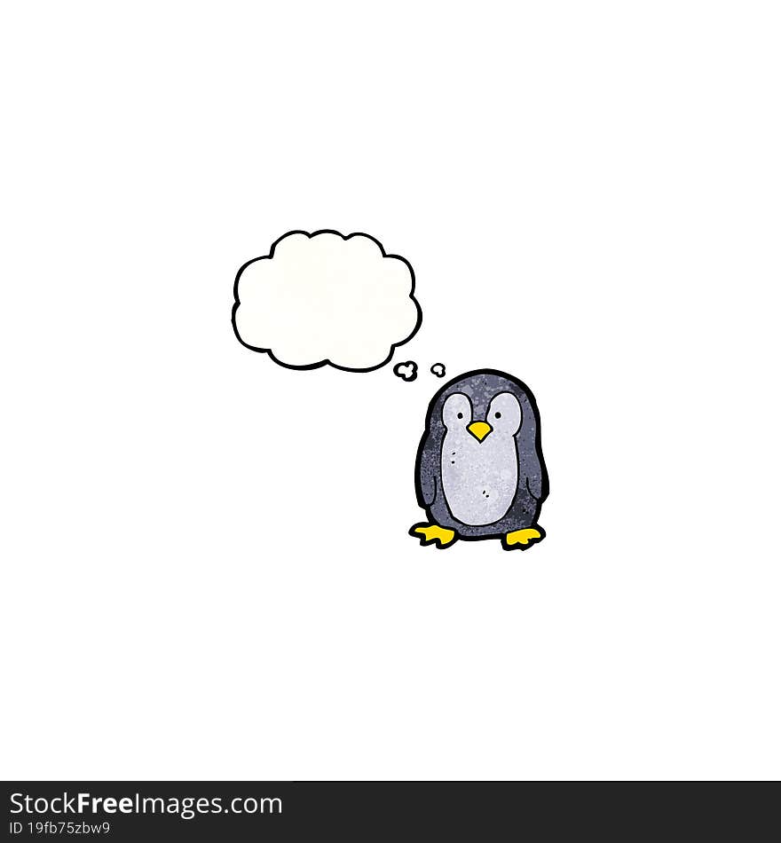 cartoon penguin