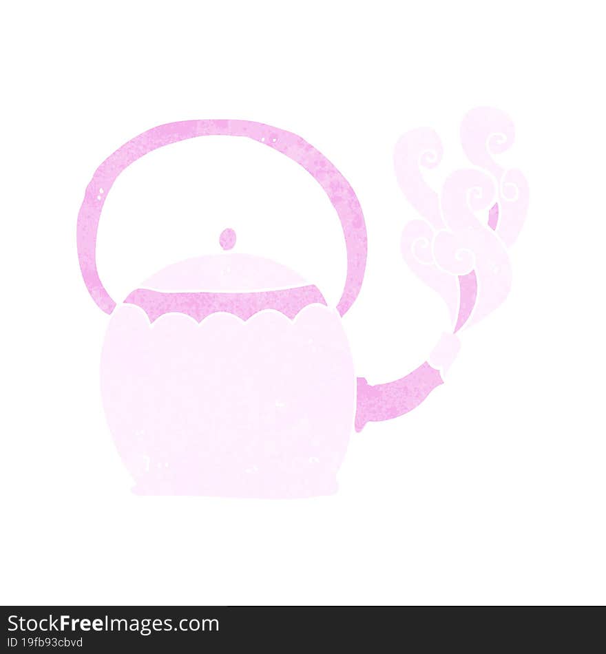 cartoon tea pot